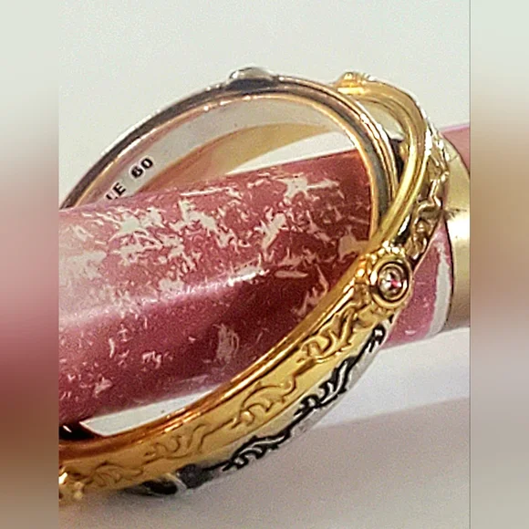 Authentic NEW Pandora Game of Thrones Spinning Astrolabe Ring 14GP CZ S925ALE - Picture 11 of 11